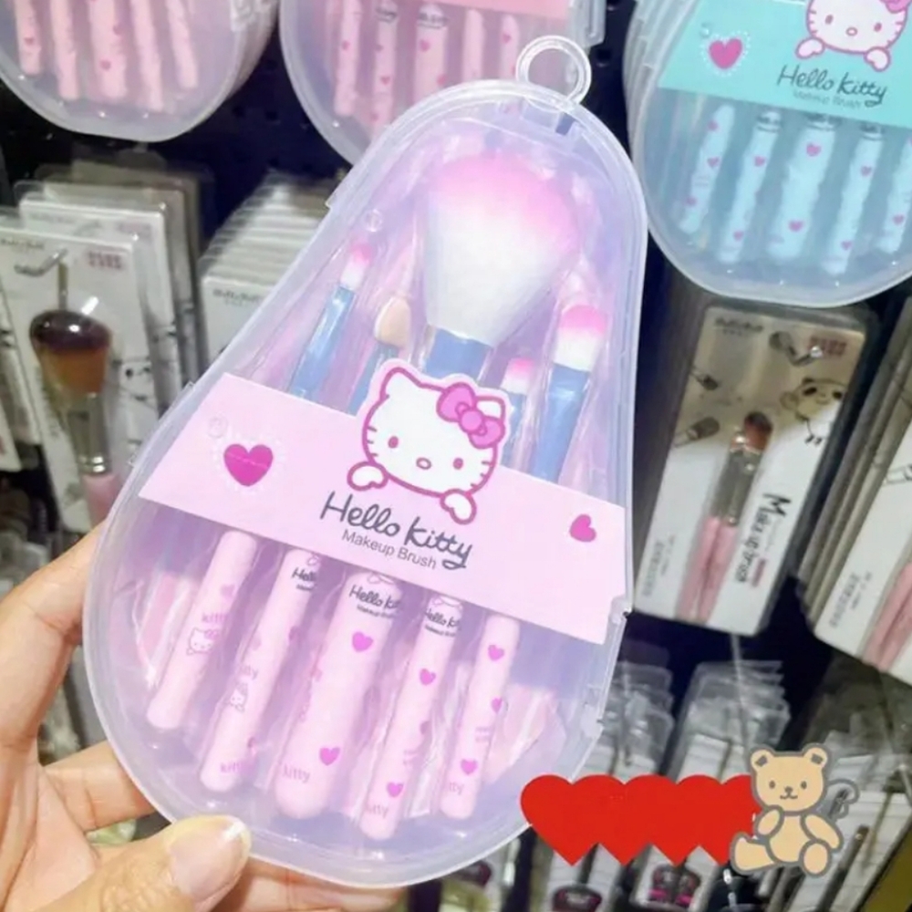 Hello Kitty Makeup Brush Set - Picture 4 of 5